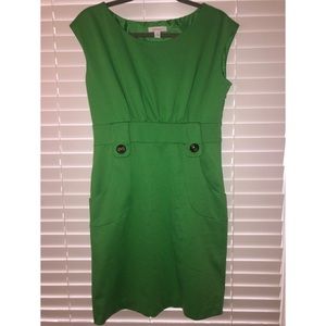 Dress Barn Green Sheath Dress